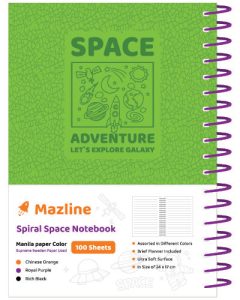 دفتر 100 برگ اسپیس سیمی ترمو وزیری - طرح 2