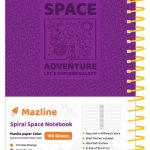 دفتر 100 برگ اسپیس سیمی ترمو وزیری - طرح 3