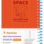 دفتر 100 برگ اسپیس سیمی ترمو وزیری - طرح 4