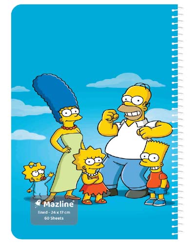 دفتر 60 برگ سیمی جلد نرم وزیری-طرح 1