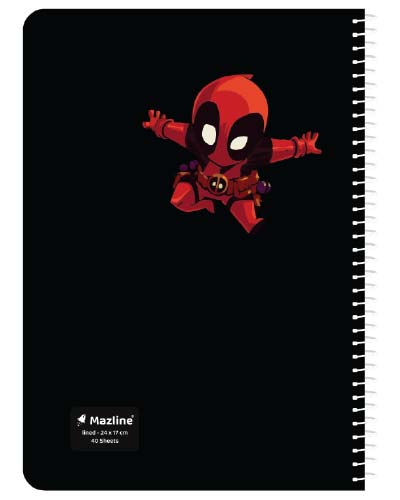 دفتر 40 برگ سیمی جلد نرم وزیری-طرح 14