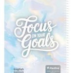 دفتر 60 برگ دو خط (زبان) سیمی جلد نرم وزیری - طرح 2