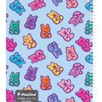 دفتر 60 برگ نقاشی سیمی جلد نرم وزیری - طرح 2