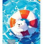 دفتر 40 برگ سیمی جلد نرم وزیری-طرح 2