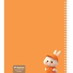 دفتر 40 برگ سیمی جلد نرم وزیری-طرح 15