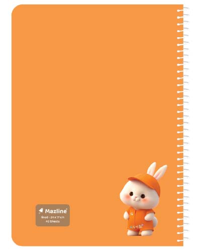 دفتر 40 برگ سیمی جلد نرم وزیری-طرح 15