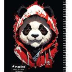 دفتر 100 برگ سیمی مجلد وزیری - طرح 2