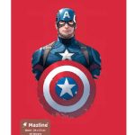 دفتر 40 برگ ته چسب وزیری - طرح 2