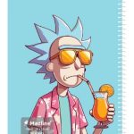 دفتر 60 برگ سیمی جلد نرم وزیری-طرح 3