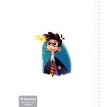 دفتر 40 برگ سیمی جلد نرم وزیری-طرح 16