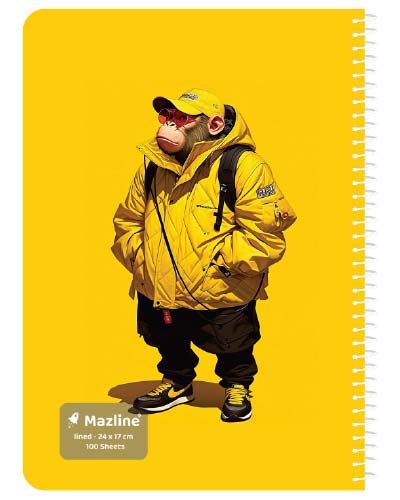 دفتر 100 برگ  سیمی مجلد وزیری