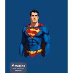 دفتر 40 برگ ته چسب وزیری - طرح 3