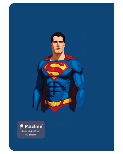 دفتر 40 برگ ته چسب وزیری - طرح 3