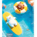 دفتر 40 برگ سیمی جلد نرم وزیری-طرح 4