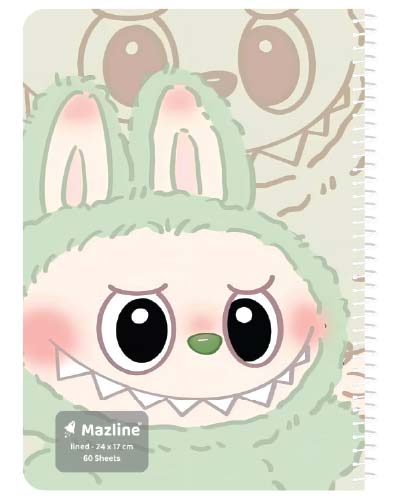 دفتر 60 برگ سیمی مجلد وزیری - طرح 4