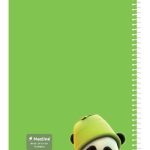 دفتر 40 برگ سیمی جلد نرم وزیری-طرح 18