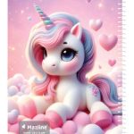 دفتر 60 برگ سیمی مجلد وزیری - طرح 5