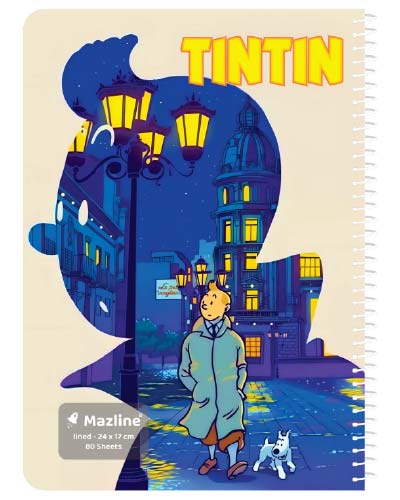 دفتر 80 برگ سیمی مجلد وزیری - طرح 5