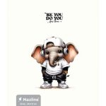 دفتر 60 برگ ته چسب وزیری - طرح 5