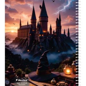 دفتر 100 برگ سیمی جلد نرم وزیری-طرح 6