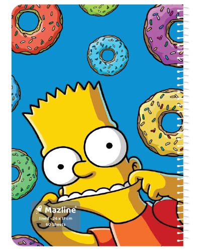 دفتر 60 برگ سیمی جلد نرم وزیری-طرح 7