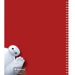 دفتر 40 برگ سیمی جلد نرم وزیری-طرح 20