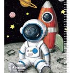 دفتر 80 برگ سیمی مجلد وزیری - طرح 7