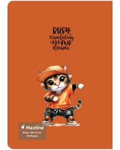 دفتر 60 برگ ته چسب وزیری - طرح 7