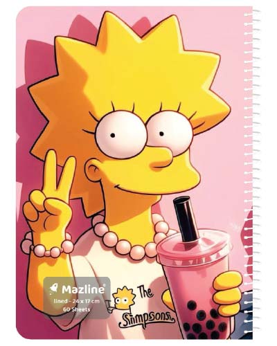 دفتر 60 برگ سیمی جلد نرم وزیری-طرح 8