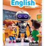 دفتر 40 برگ دو خط (زبان) سیمی جلد نرم وزیری - طرح 8