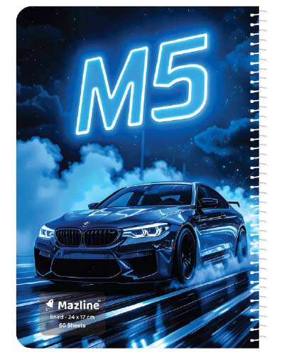 دفتر 60 برگ سیمی مجلد وزیری - طرح 8