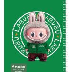 دفتر 80 برگ سیمی مجلد وزیری - طرح 8