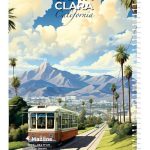 دفتر 100 برگ سیمی مجلد وزیری - طرح 8