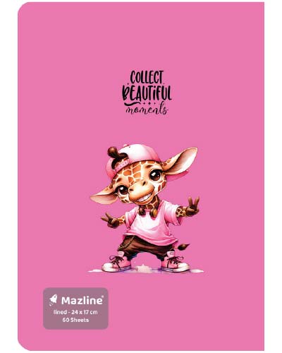 دفتر 60 برگ ته چسب وزیری - طرح 8