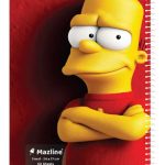 دفتر 60 برگ سیمی جلد نرم وزیری-طرح 9