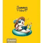 دفتر 60 برگ ته چسب وزیری - طرح 9