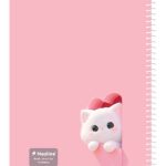 دفتر 40 برگ سیمی جلد نرم وزیری-طرح 23