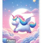 دفتر 60 برگ سیمی مجلد وزیری - طرح 10