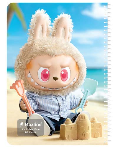 دفتر 80 برگ سیمی مجلد وزیری - طرح 10