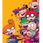 دفتر 100 برگ سیمی مجلد وزیری - طرح 10