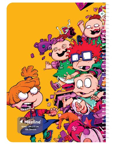 دفتر 100 برگ سیمی مجلد وزیری - طرح 10