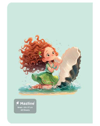 دفتر 40 برگ ته چسب وزیری - طرح 10