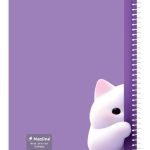 دفتر 40 برگ سیمی جلد نرم وزیری-طرح 24