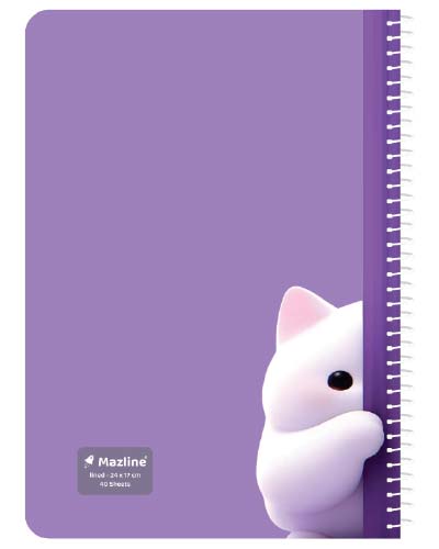 دفتر 40 برگ سیمی جلد نرم وزیری-طرح 24