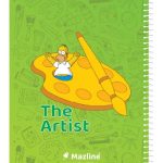 دفتر 100 برگ سیمی جلد نرم وزیری-طرح 12