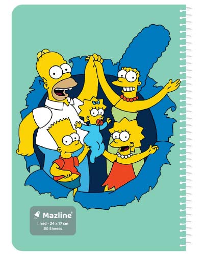 دفتر 80 برگ سیمی مجلد وزیری - طرح 12