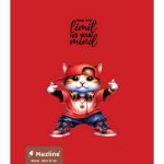 دفتر 60 برگ ته چسب وزیری - طرح 12