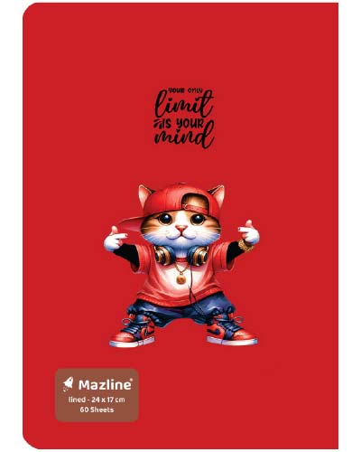 دفتر 60 برگ ته چسب وزیری - طرح 12