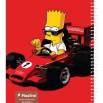 دفتر 80 برگ سیمی مجلد وزیری - طرح 15