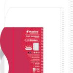 دفتر 120 برگ اُربیت سیمی جلد پ.پ جیبی بزرگ - طرح 1